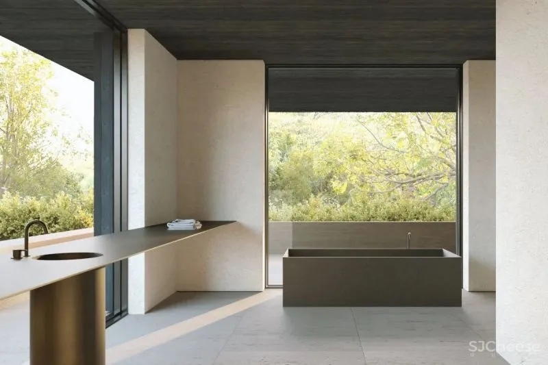 比利时Element Architecten-营造的现代侘寂风