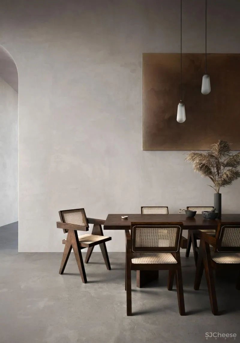 水泥墙应用到家装,“裸”出高级感!