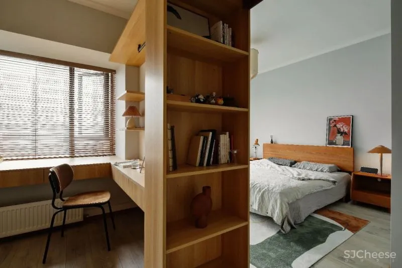 99㎡舒适两人居，舍弃一间房，Get衣帽间 独立工作区！