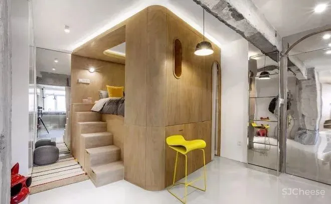 他把48㎡房子旋转了10°,实用功能应有尽有,简直是完美逆袭!