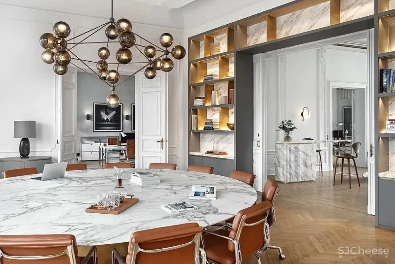 古典与现代，300㎡豪华办公空间！