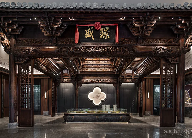 吴文粒：700㎡闲雅院落，经典中式，再现梨园风华！