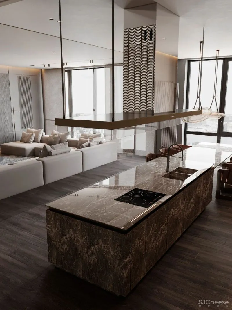 315㎡大平层设计,越简,越奢华!