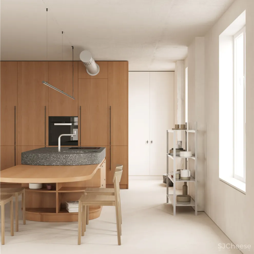 82㎡ 一室一厅一卫,空间这样布局简约又灵动