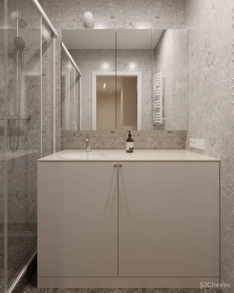 68㎡一居室这样布局,合理利用每个角落空间