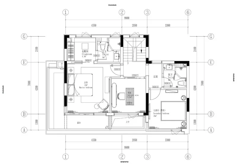 GLD绿檀设计作品| 巴夫洛小镇项目下叠样板间