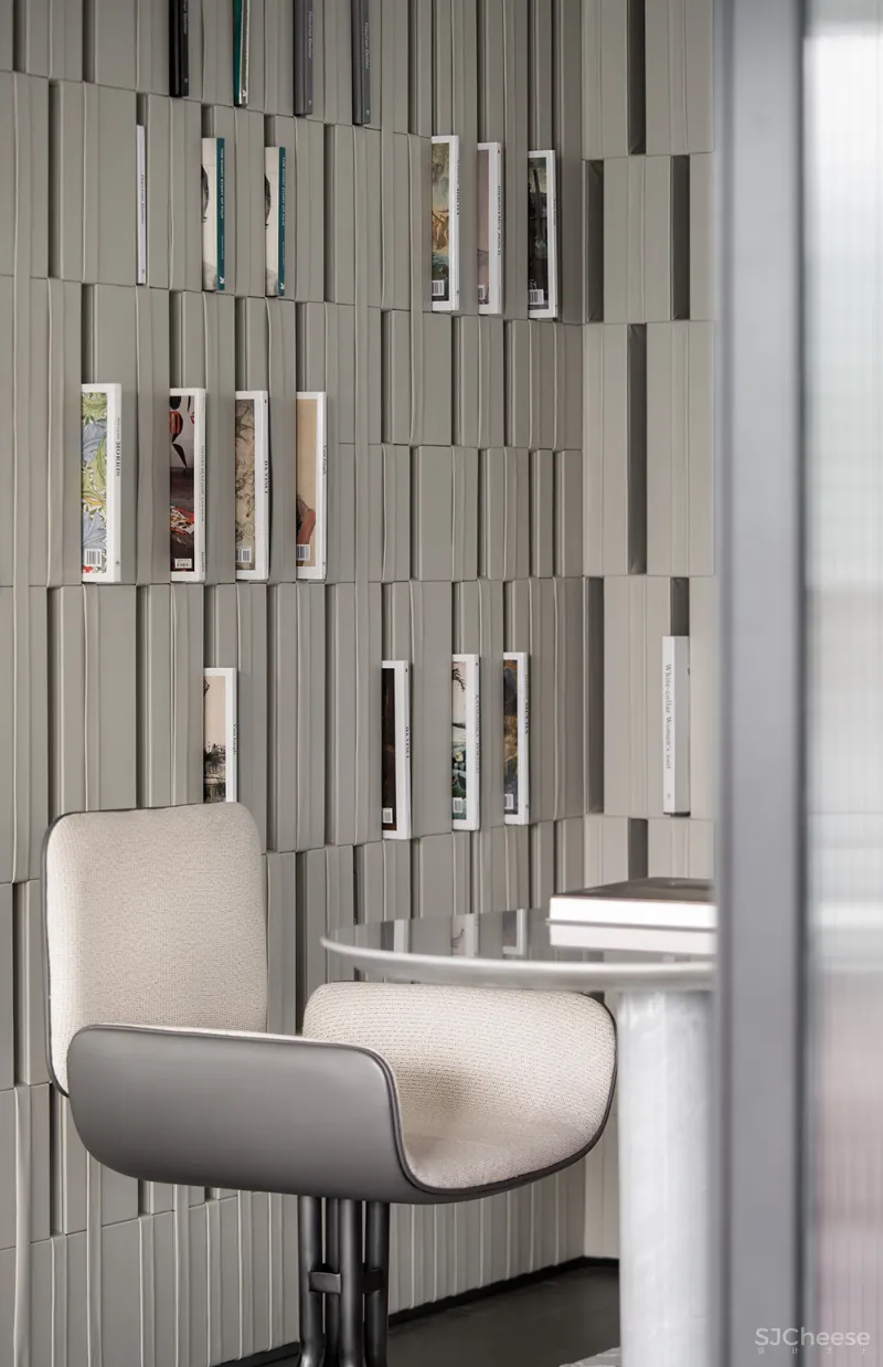 九度设计 165㎡简约大平层,撞色经典蓝,时髦又高级!