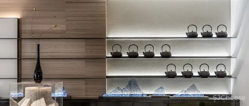 一然美学设计丨401㎡新中式设计，化繁为“简”，纵享悠然！