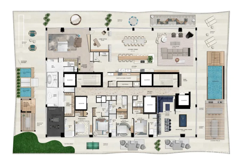 疫情期间,美女设计师爆改标价2.5亿的顶层公寓,完工后还花费百万拍视频,网友:熟悉的配方!
