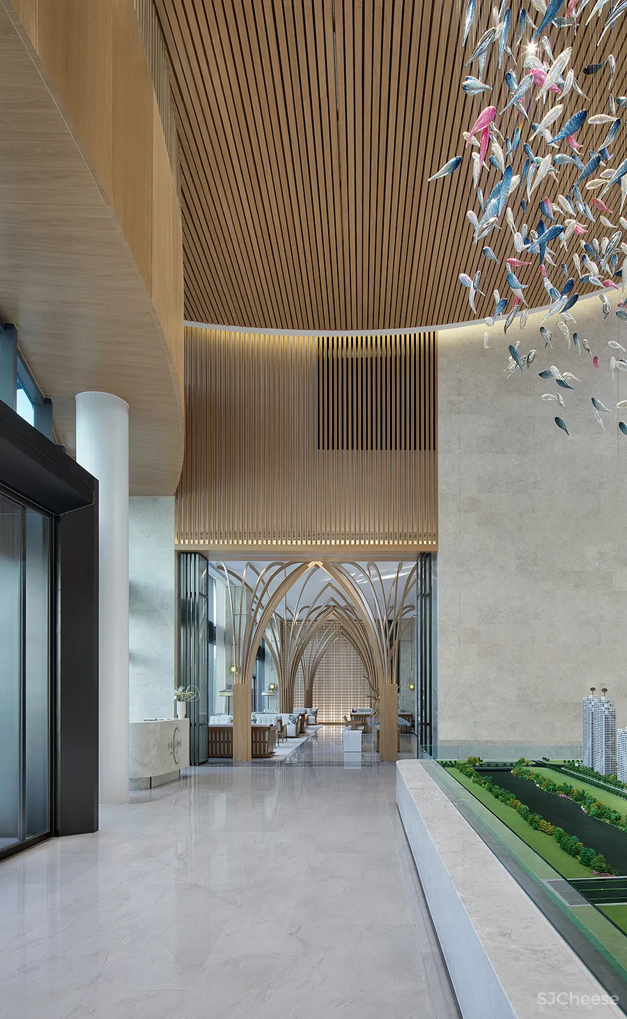 董蕾：2230㎡售楼处设计，艺术气质源于自然！