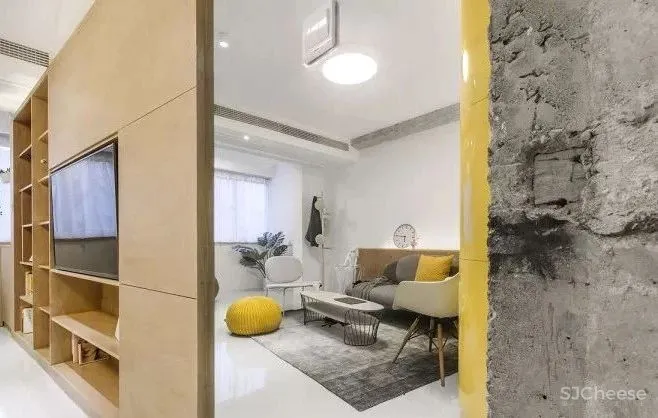 他把48㎡房子旋转了10°,实用功能应有尽有,简直是完美逆袭!