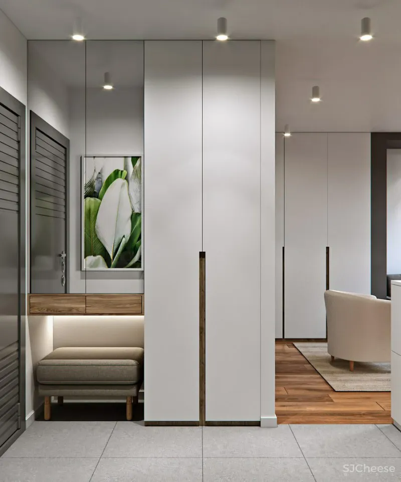 讲真,不能坐着换鞋的门厅,是失败的!