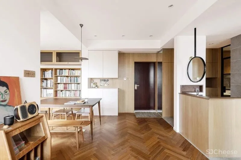 摄影师买下53㎡小公寓,原木、收纳、猫咪别墅...把“日杂风”带回家!