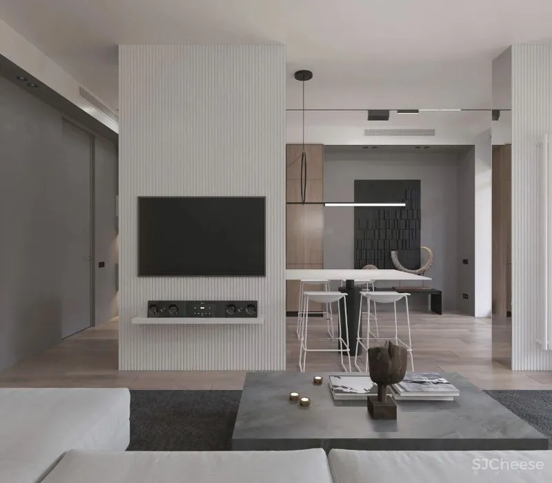 现代简约:轻中性色调,简单留白!