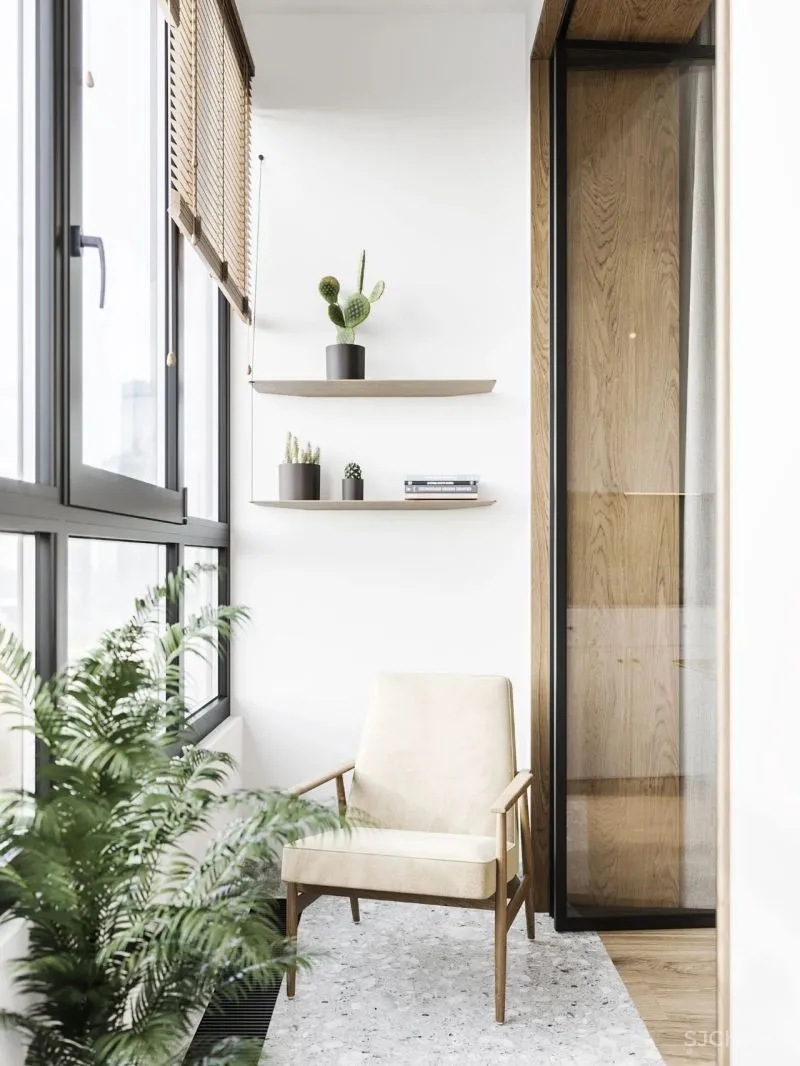 90.2㎡二居室,清新典雅,一种精致的生活姿态!