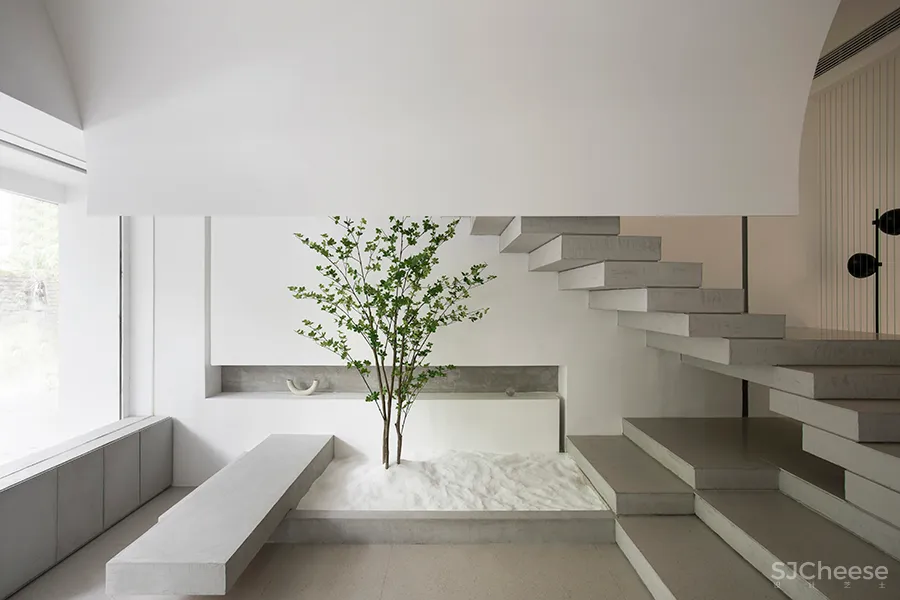 质感建筑设计 • B-M美颜社|营造山丘意境融入街区的美容空间