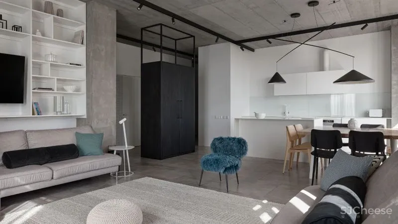 水泥灰 原木,不拘一格的美!