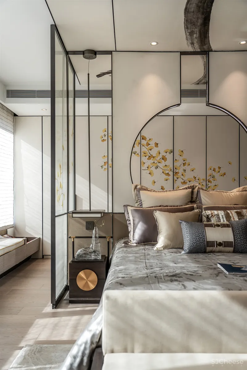 一然美学设计丨401㎡新中式设计，化繁为“简”，纵享悠然！