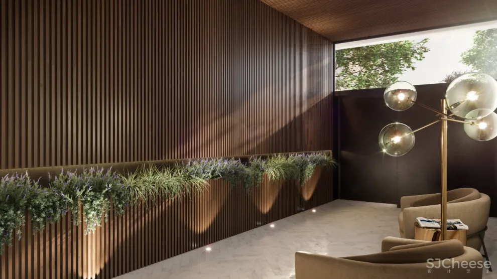 外墙个性内装简单的精装公寓，简约自然才是未来趋势