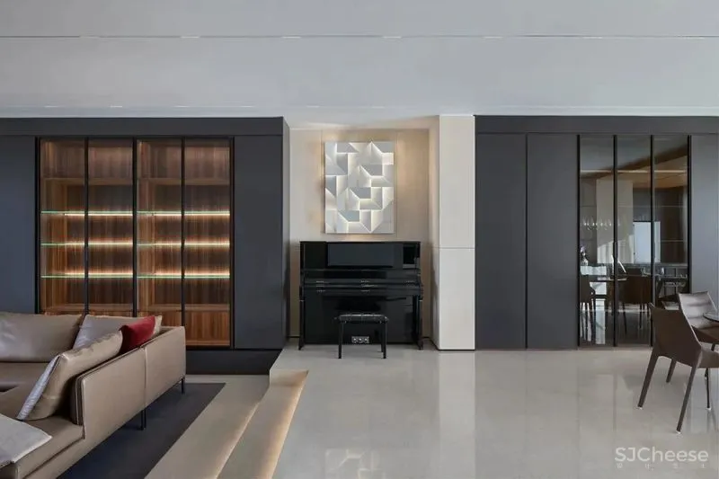 540m²顶层复式,极简设计还原生活本质丨简美设计