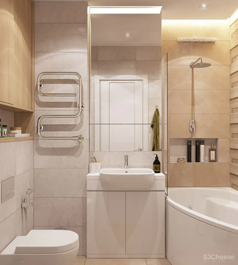 卫生间的10个设计原则，让小卫生间装出豪宅的大气感 装修攻略