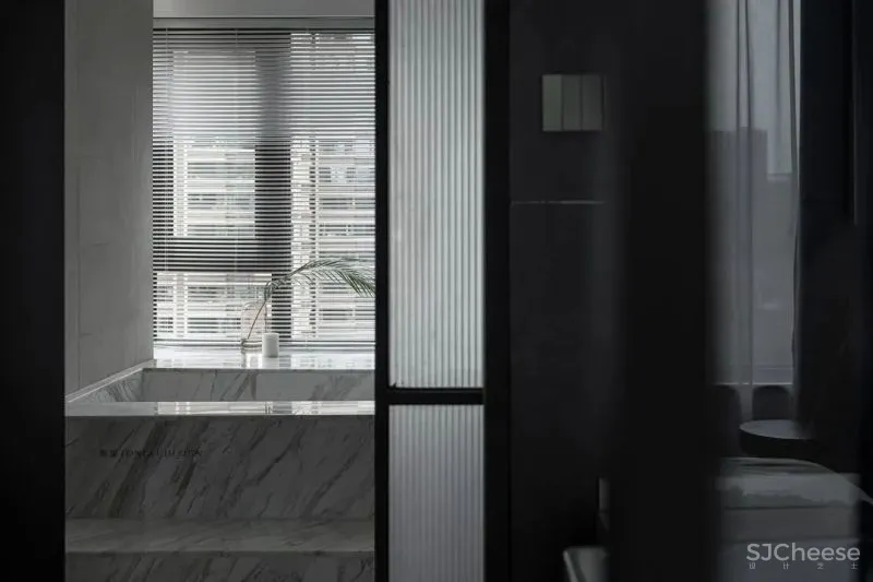 简约黑白灰,LDK一体化设计,含小花园的轻工业之家 桐里空间设计