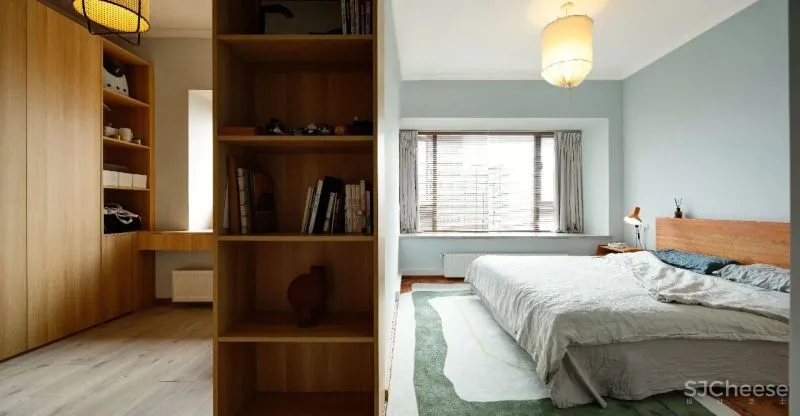 99㎡舒适两人居，舍弃一间房，Get衣帽间 独立工作区！