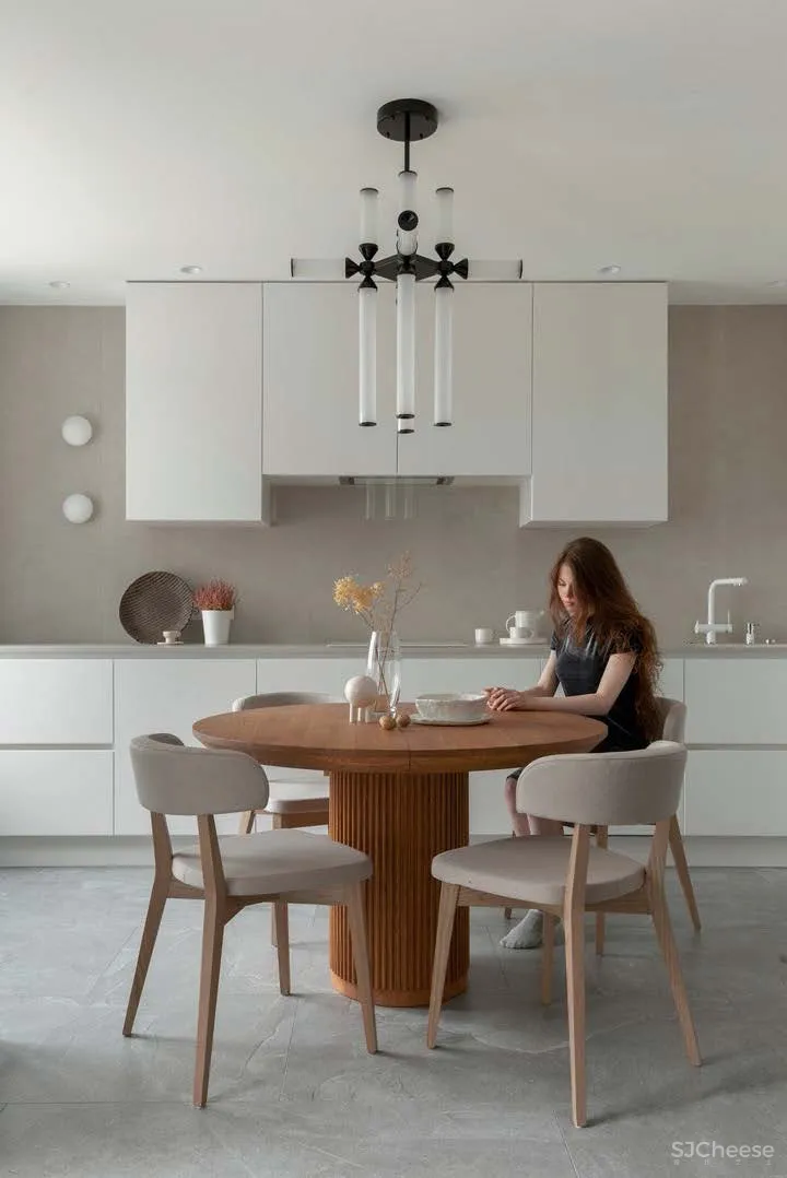 70㎡ 一居室,无主灯的客厅好看又显大!