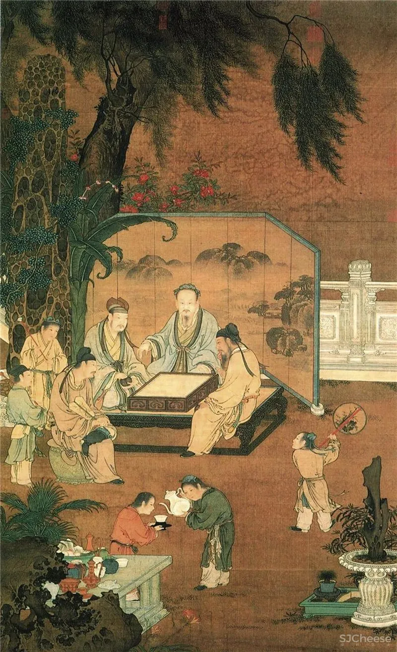 如何把宋朝装进家？136㎡两室“碰瓷”《清平乐》配色，胭脂红、浅棕黄，让人1秒穿越