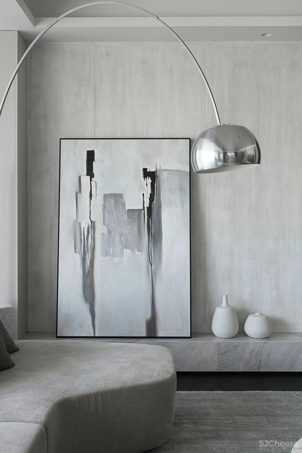 215m² 简约平层,诠释当代静美气质