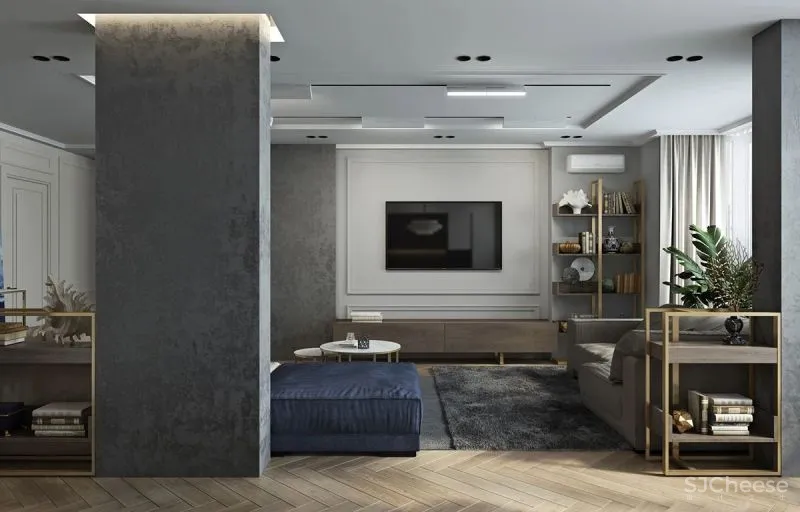 67㎡两居室，三口之家的温馨美宅！