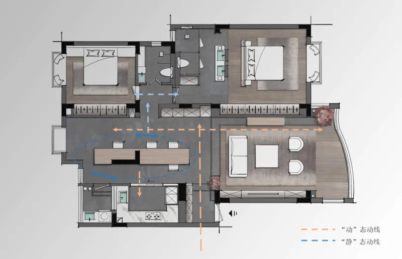 壹言设计 × 私宅：连续的风景