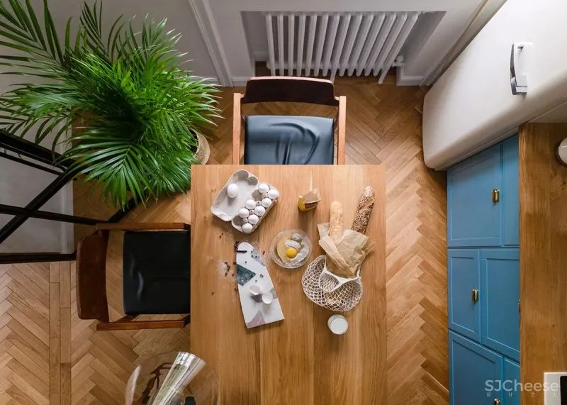 73.6平米的家中,在打造一场二十世纪中期的派对,复古又迷人