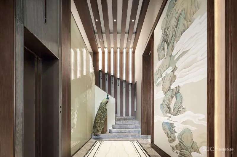 创域新作:1000㎡中式大宅,移步换景,雅韵清风!