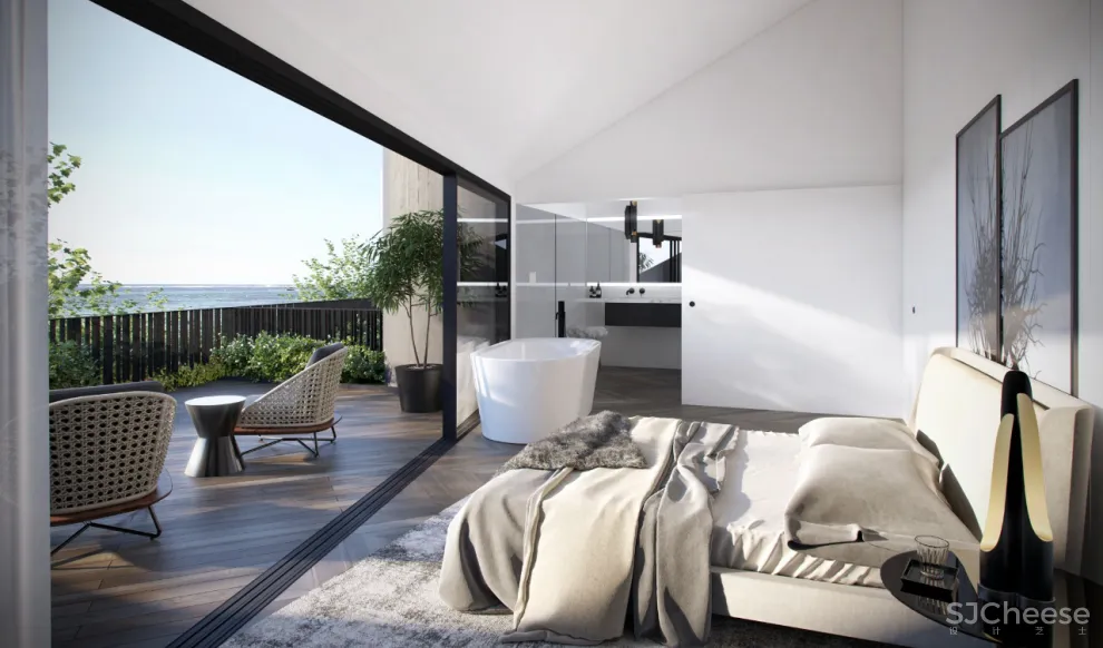 外墙个性内装简单的精装公寓，简约自然才是未来趋势