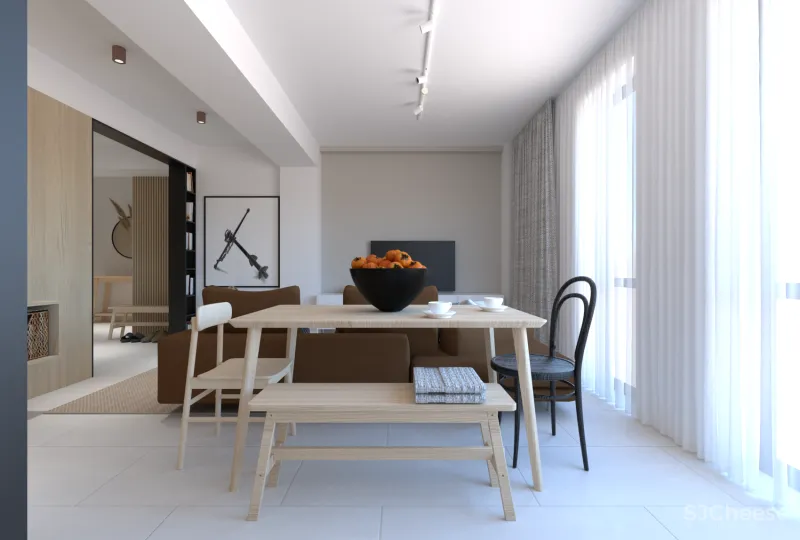 88㎡两居室,木元素用得好,恰到好处的精致