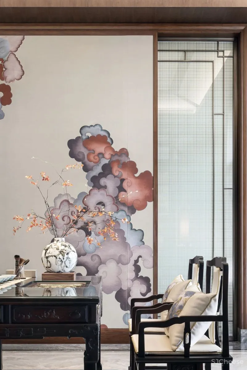 创域新作:1000㎡中式大宅,移步换景,雅韵清风!