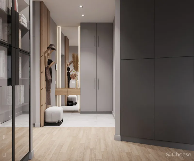 100个·轻奢系入户玄关设计