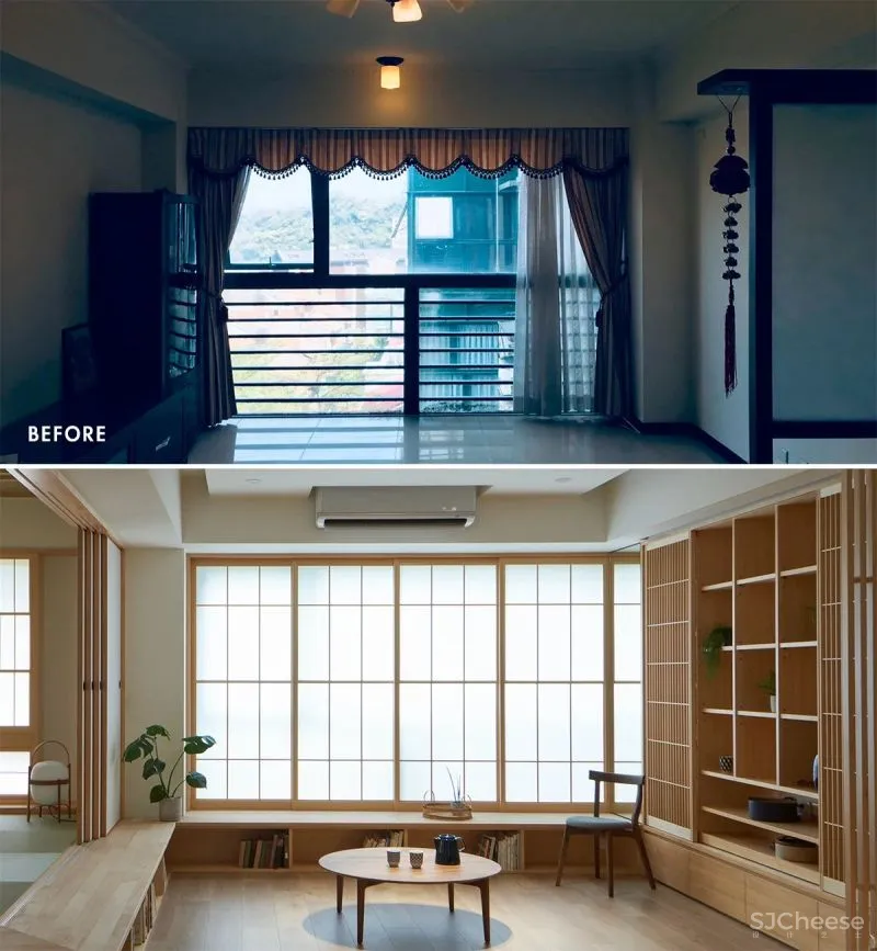 108㎡日式和风,障子门 榻榻米,打造“书香”亲子宅!