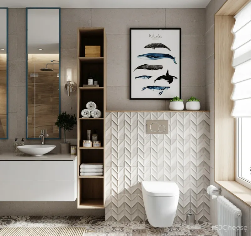 卫生间的10个设计原则，让小卫生间装出豪宅的大气感 装修攻略