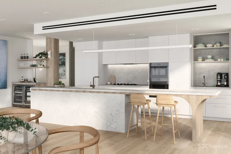 一层一户的大平层,用线条勾勒简约美