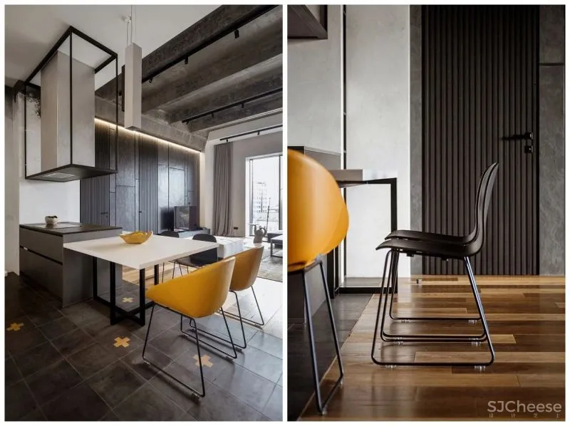 三间小公寓拼成136平大宅,时髦得不像话,人和猫都安逸!