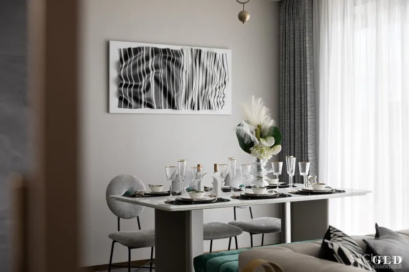 GLD绿檀设计作品| 巴夫洛小镇项目下叠样板间