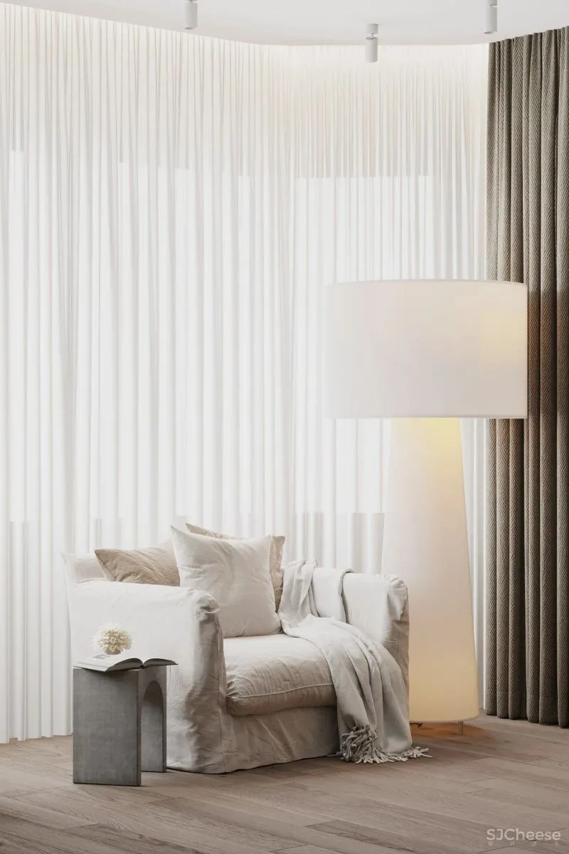 淡雅温情的素色风，打造专属冬季的质朴暖宅！