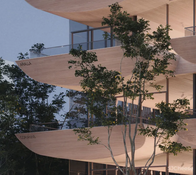 一层一户的大平层,用线条勾勒简约美