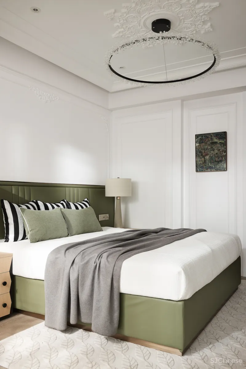 东方韵味混搭法式浪漫,羽果设计用艺术美学演绎 388㎡ 墅居