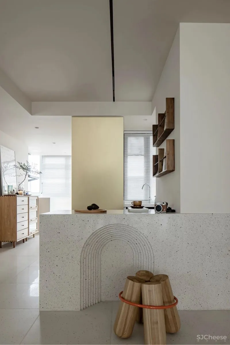 “书迷”教师夫妻的复古家,客厅卧室打通,餐厅放阳台,90㎡显大3倍!美呆!