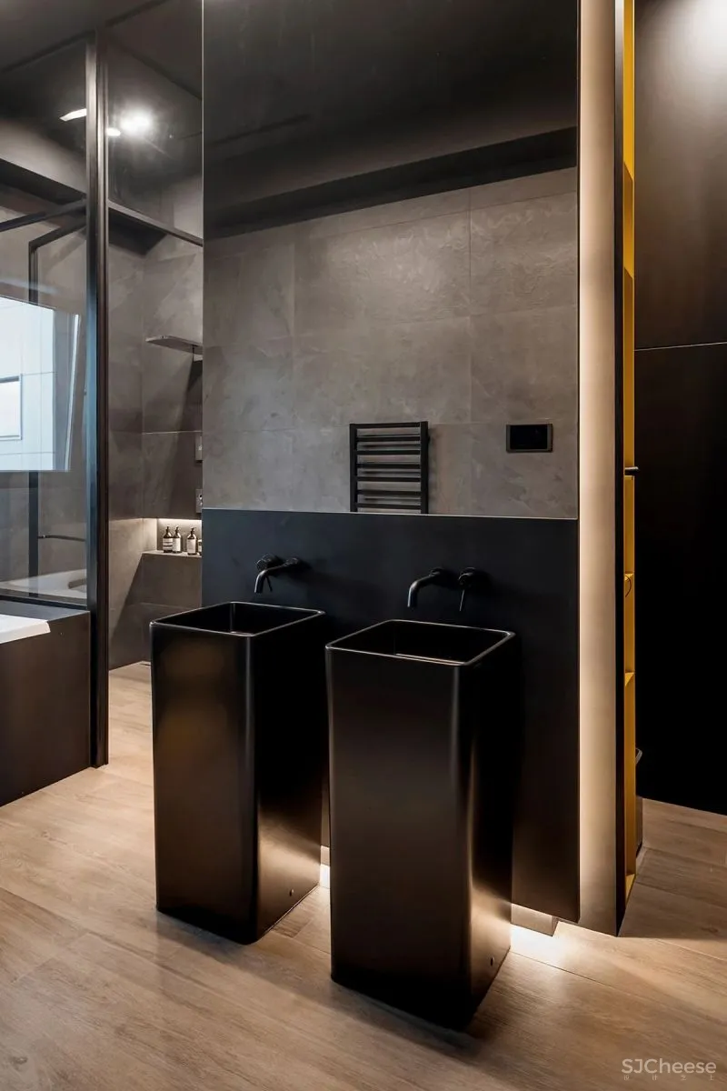 三间小公寓拼成136平大宅,时髦得不像话,人和猫都安逸!