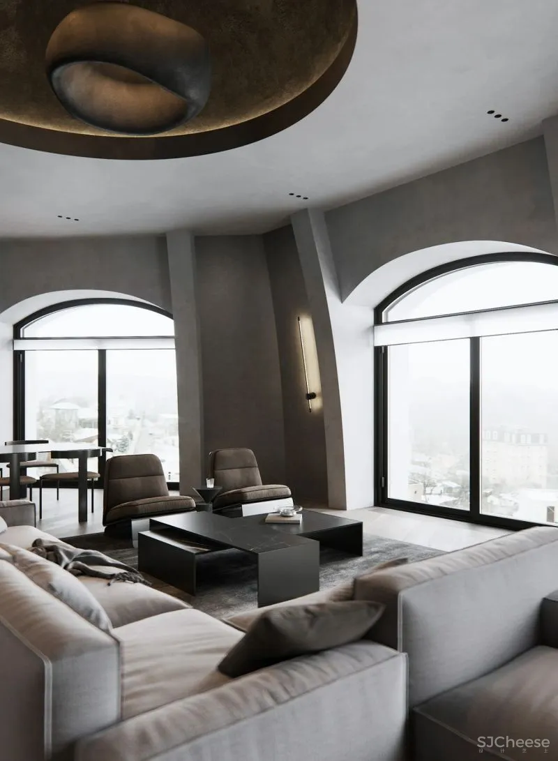 Ira Kulyk新作|180m²灰色调别墅设计