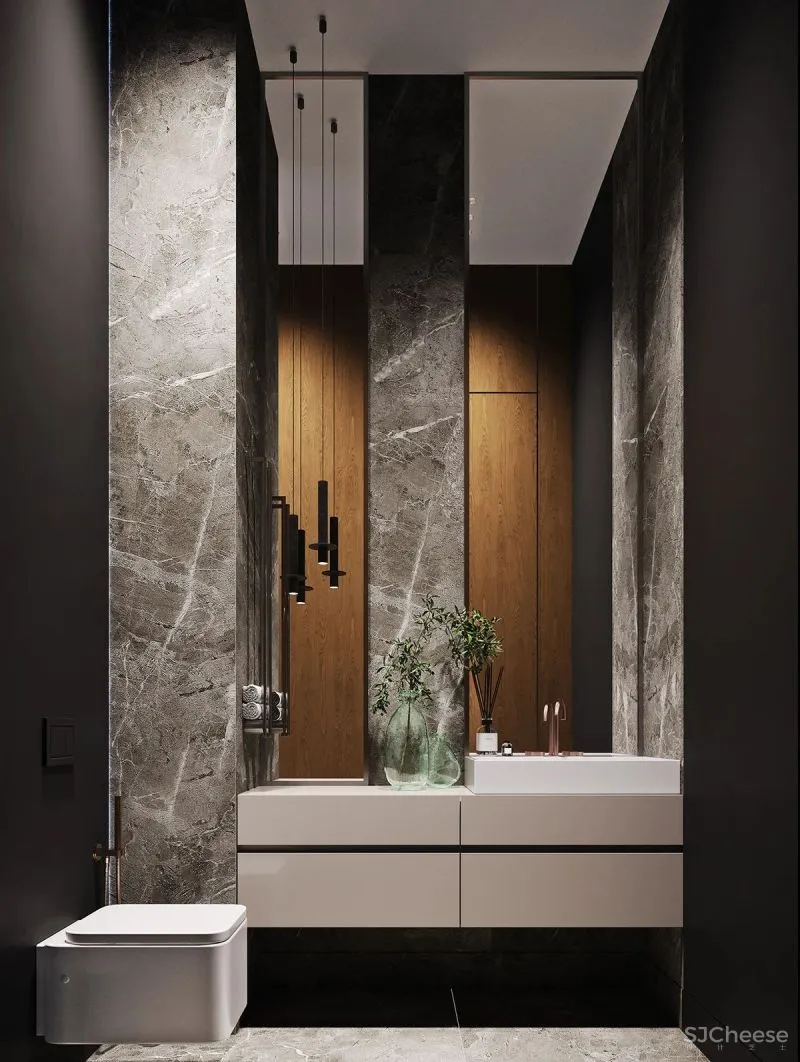 305㎡顶层公寓,用原木打造轻奢质感!